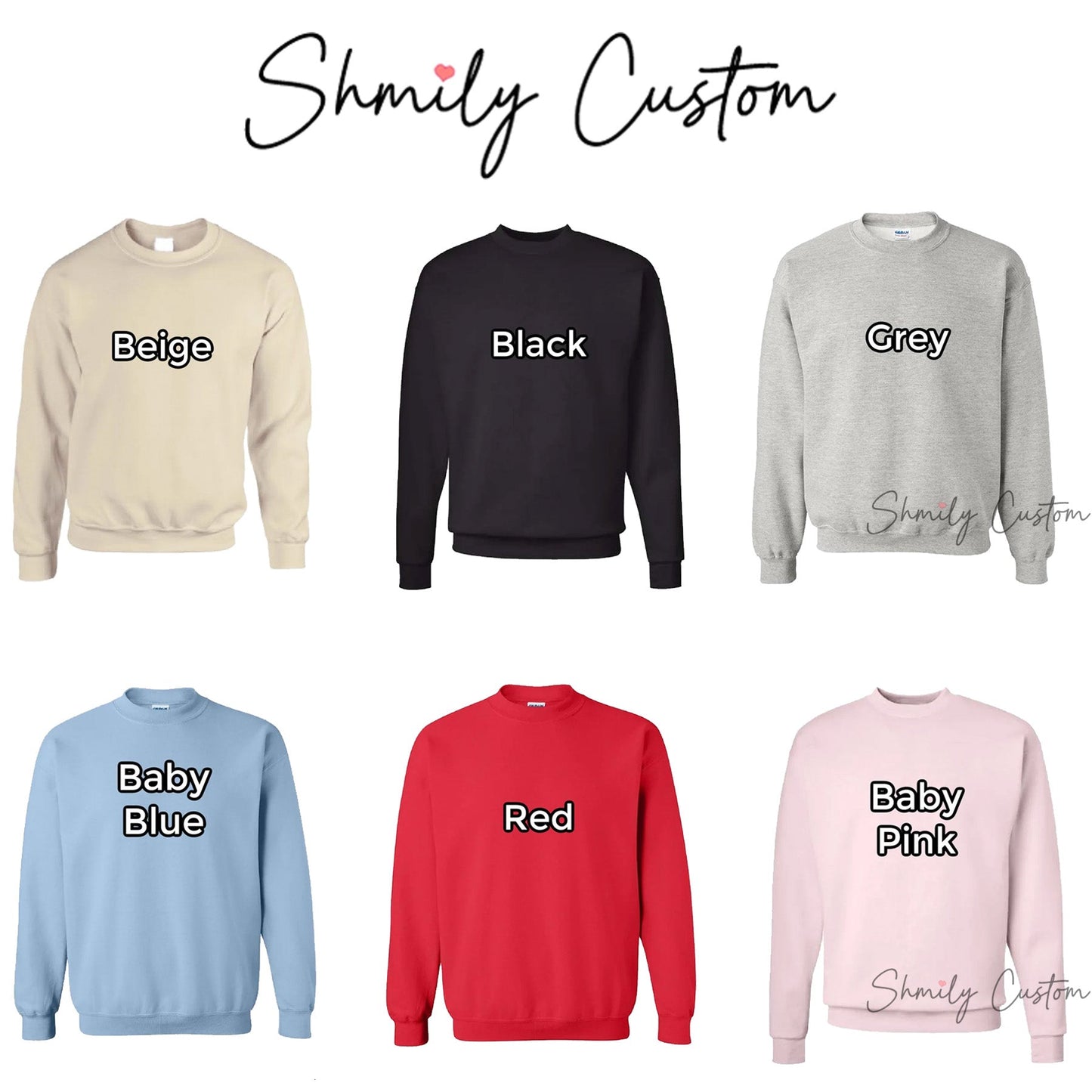 Personalized Pet Ears Outline Crewneck & Hoodie