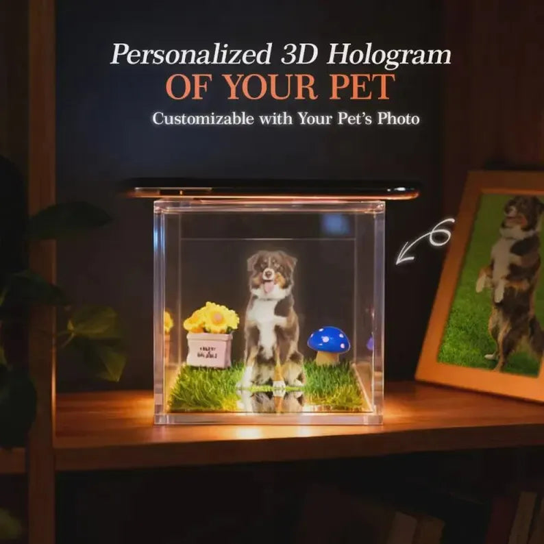 50% OFF❤️Personalized 3D Hologram Pet Memorial Box