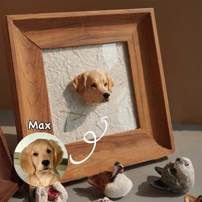 50% OFF🔥Personalized Pet Head Figurine