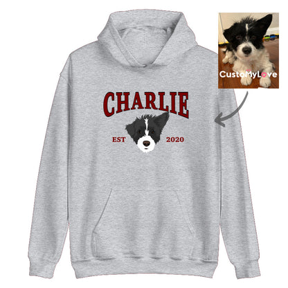 50% OFF🔥CUSTOM PET PORTRAIT HOODIE💕CREWNECK