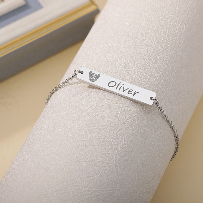 CustoMyLove™ CUSTOM PHOTO ENGRAVED BRACELET