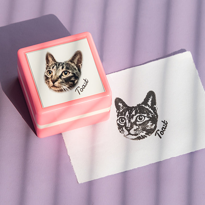 CustoMyLove™ Personalized Pet Portrait Stamp